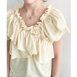 マルチウェイオフショルクロスフリルTシャツ | moment+ | 詳細画像23