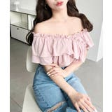 マルチウェイオフショルクロスフリルTシャツ | moment+ | 詳細画像28