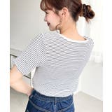 \カジュアルTの定番!/ヘンリーネックボーダー半袖Tシャツ | moment+ | 詳細画像10