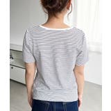 \カジュアルTの定番!/ヘンリーネックボーダー半袖Tシャツ | moment+ | 詳細画像11