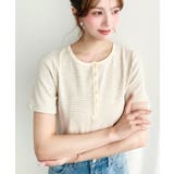 \カジュアルTの定番!/ヘンリーネックボーダー半袖Tシャツ | moment+ | 詳細画像31