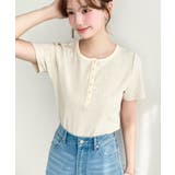 \カジュアルTの定番!/ヘンリーネックボーダー半袖Tシャツ | moment+ | 詳細画像33