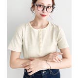 \カジュアルTの定番!/ヘンリーネックボーダー半袖Tシャツ | moment+ | 詳細画像36