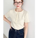 \カジュアルTの定番!/ヘンリーネックボーダー半袖Tシャツ | moment+ | 詳細画像39