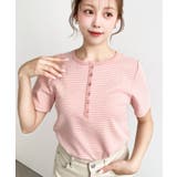 \カジュアルTの定番!/ヘンリーネックボーダー半袖Tシャツ | moment+ | 詳細画像56