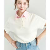 バイカラーデザイン半袖ポロカットソー | moment+ | 詳細画像18 