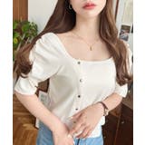 アシメスクエアネックプルオーバー | moment+ | 詳細画像10