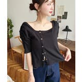 アシメスクエアネックプルオーバー | moment+ | 詳細画像17