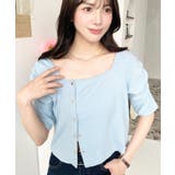 アシメスクエアネックプルオーバー | moment+ | 詳細画像22