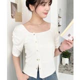 アシメスクエアネックプルオーバー | moment+ | 詳細画像3