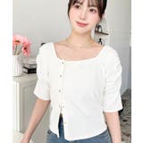 アシメスクエアネックプルオーバー | moment+ | 詳細画像4