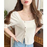 アシメスクエアネックプルオーバー | moment+ | 詳細画像9