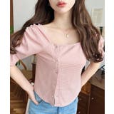 アシメスクエアネックボーダー半袖プルオーバー | moment+ | 詳細画像29 