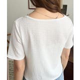 キャミレイヤード風半袖トップス | moment+ | 詳細画像10 