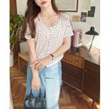 キャミレイヤード風半袖トップス | moment+ | 詳細画像13 