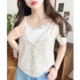 キャミレイヤード風半袖トップス | moment+ | 詳細画像27 