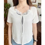 キャミレイヤード風半袖トップス | moment+ | 詳細画像6 