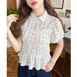 シャーリングビスチェデザインポロシャツ | moment+ | 詳細画像11 