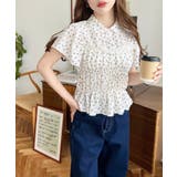 シャーリングビスチェデザインポロシャツ | moment+ | 詳細画像13 