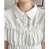 シャーリングビスチェデザインポロシャツ | moment+ | 詳細画像7 