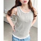 杢グレー | ヘンリータンク＋ベーシックタンク2枚セット | moment+