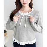＼韓国LOOK◎／レイヤード風ヘンリーネックTシャツ | moment+ | 詳細画像12 