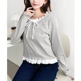＼韓国LOOK◎／レイヤード風ヘンリーネックTシャツ | moment+ | 詳細画像13 