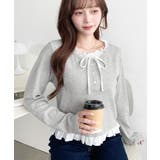 ＼韓国LOOK◎／レイヤード風ヘンリーネックTシャツ | moment+ | 詳細画像15 