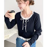 ＼韓国LOOK◎／レイヤード風ヘンリーネックTシャツ | moment+ | 詳細画像19 