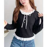 ＼韓国LOOK◎／レイヤード風ヘンリーネックTシャツ | moment+ | 詳細画像8 