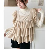 カットベロアバックリボンティアードプルオーバー | moment+ | 詳細画像12 