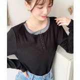 レイヤード風ヘンリーロンT | moment+ | 詳細画像11 