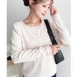 ＼1枚トレンドコーデに◎／レイヤード風ヘンリーロンT | moment+ | 詳細画像43 
