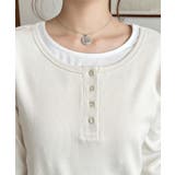 レイヤード風ヘンリーロンT | moment+ | 詳細画像7 