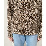 レオパードプリントレイヤード風ヘンリーロンT | moment+ | 詳細画像16 