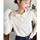 オートミール | ヘンリーネックボーダーフーディー | moment+