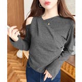 レイヤードライクワンショルニットソープルオーバー | moment+ | 詳細画像15 