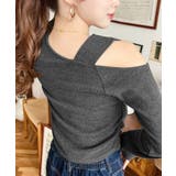 レイヤードライクワンショルニットソープルオーバー | moment+ | 詳細画像16 