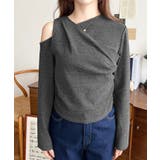 レイヤードライクワンショルニットソープルオーバー | moment+ | 詳細画像17 