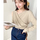 レイヤードライクワンショルニットソープルオーバー | moment+ | 詳細画像26 