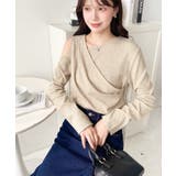 レイヤードライクワンショルニットソープルオーバー | moment+ | 詳細画像27 