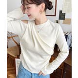 レイヤードライクワンショルニットソープルオーバー | moment+ | 詳細画像4 