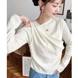 レイヤードライクワンショルニットソープルオーバー | moment+ | 詳細画像5 