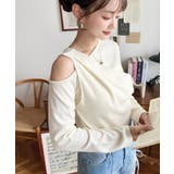 レイヤードライクワンショルニットソープルオーバー | moment+ | 詳細画像6 