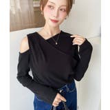 レイヤードライクワンショルニットソープルオーバー | moment+ | 詳細画像7 