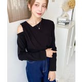 レイヤードライクワンショルニットソープルオーバー | moment+ | 詳細画像9 