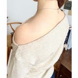 オフショルドレープニットソープルオーバー | moment+ | 詳細画像27 