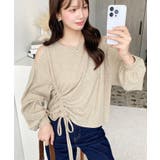 ショルダースリットドロストニットソープルオーバー | moment+ | 詳細画像13 