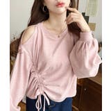 ショルダースリットドロストニットソープルオーバー | moment+ | 詳細画像16 