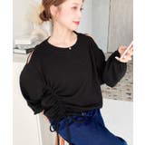 ショルダースリットドロストニットソープルオーバー | moment+ | 詳細画像9 